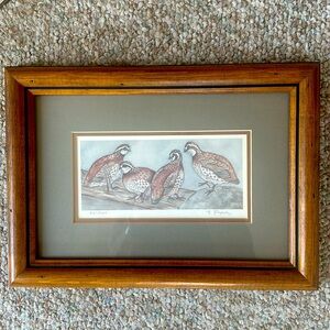 GRACE FEYOCK Limited edition watercolor print signed.